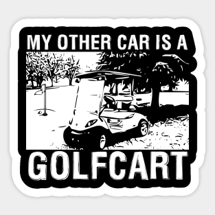 Golfcart Sticker